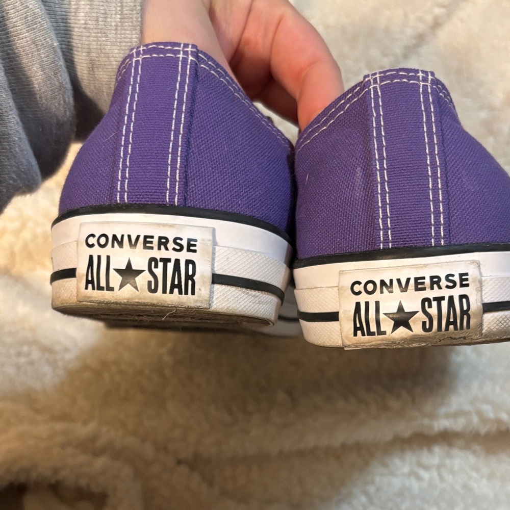 Converse Electric Purple and White Sneakers - Picture 5 of 5